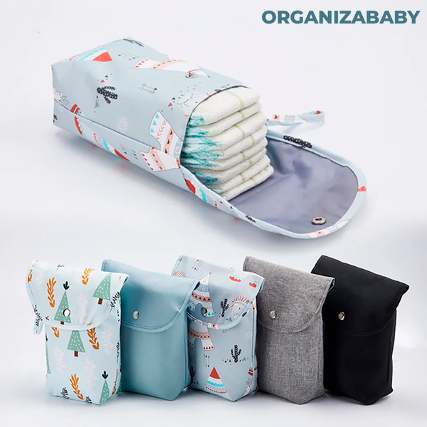 Bolsa Para Fraldas de Bebê Reutilizável - OrganizaBaby