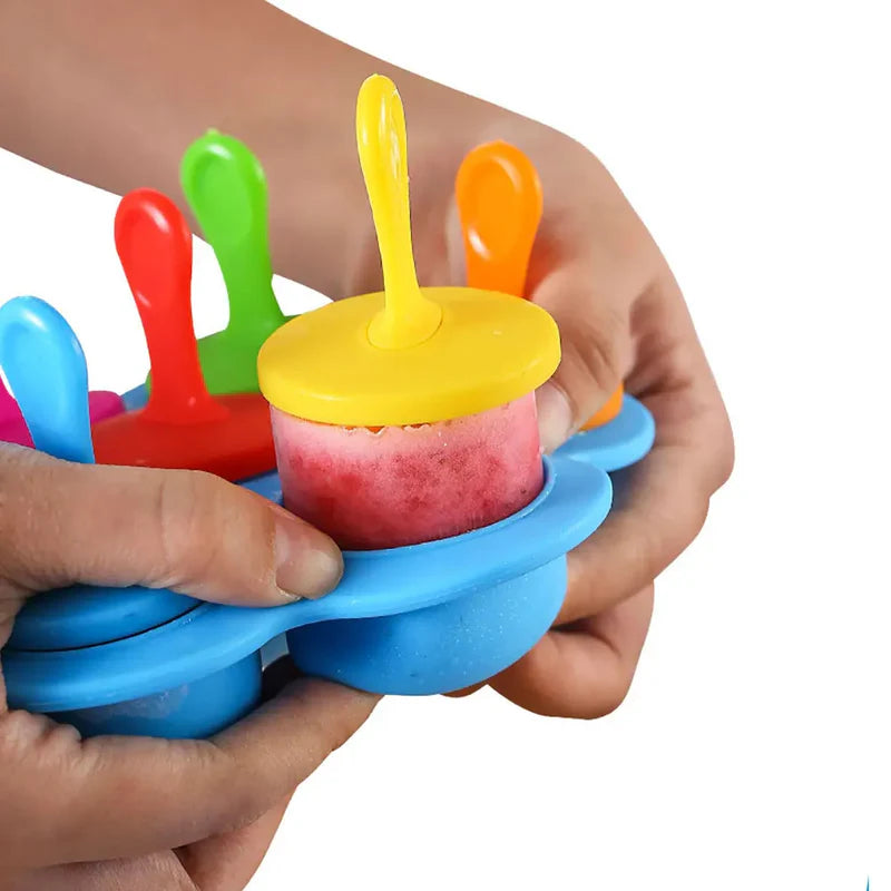 Forminhas de Sorvete Infantil para Introdução Alimentar NutriFrosty | Livre de BPA