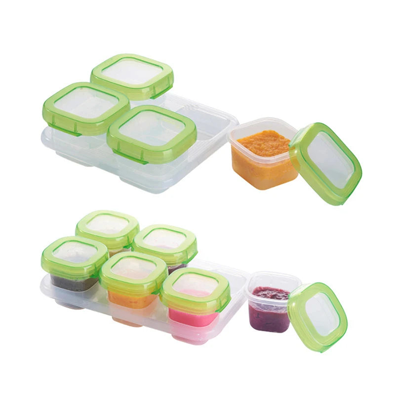 Potes Erméticos para Guardar Alimentos e Frutas CarryFood | 60 e 120ML | Livre de BPA