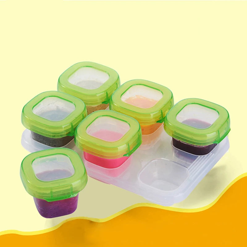 Potes Erméticos para Guardar Alimentos e Frutas CarryFood | 60 e 120ML | Livre de BPA