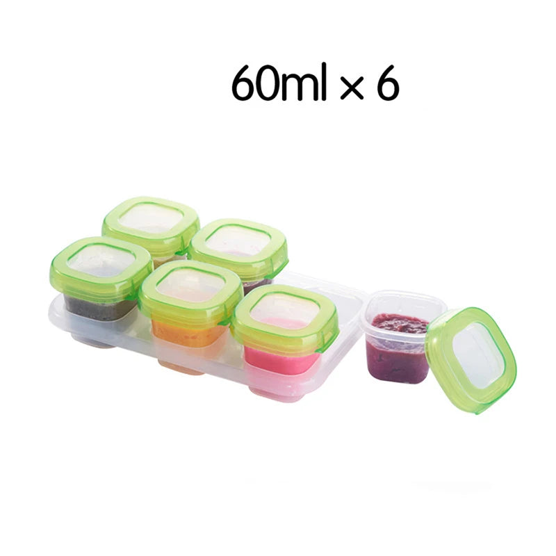 Potes Erméticos para Guardar Alimentos e Frutas CarryFood | 60 e 120ML | Livre de BPA