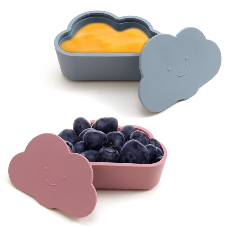 Potinho Hermético de Alimentos Nuvem CloudFood | Frutas e Biscoitos | Livre de BPA