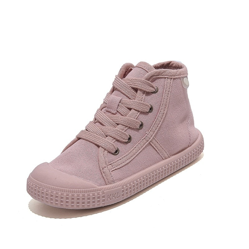 Tênis Infantil Cano Alto Popstar Kids Rosa