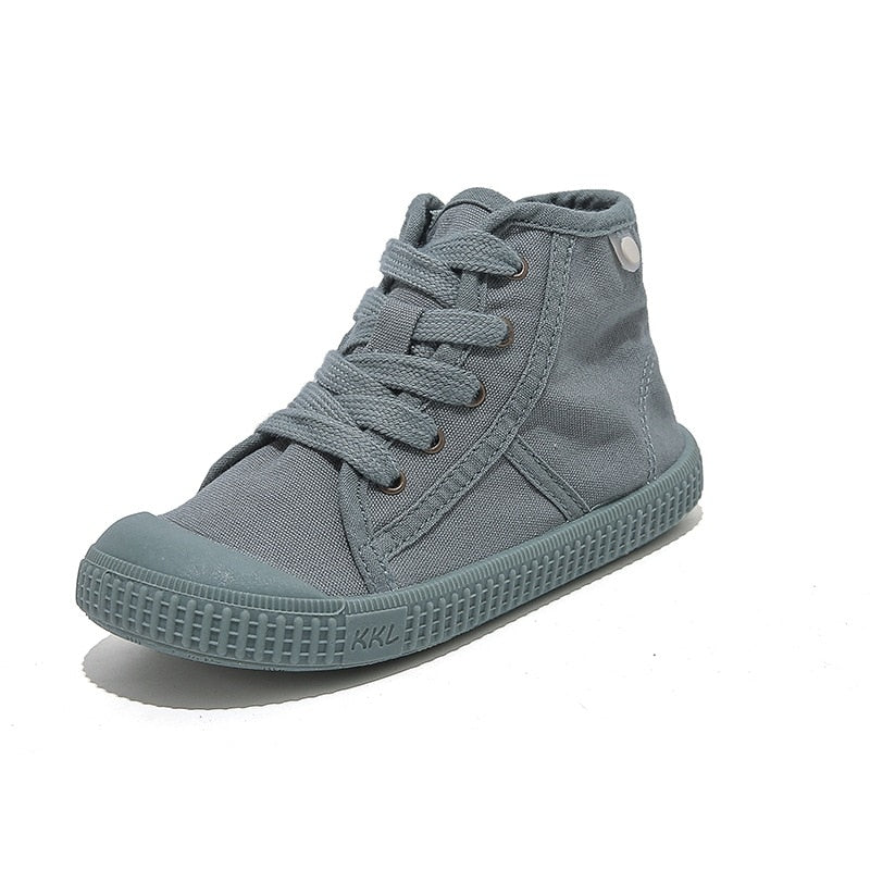 Tênis Infantil Cano Alto Popstar Kids Verde Militar