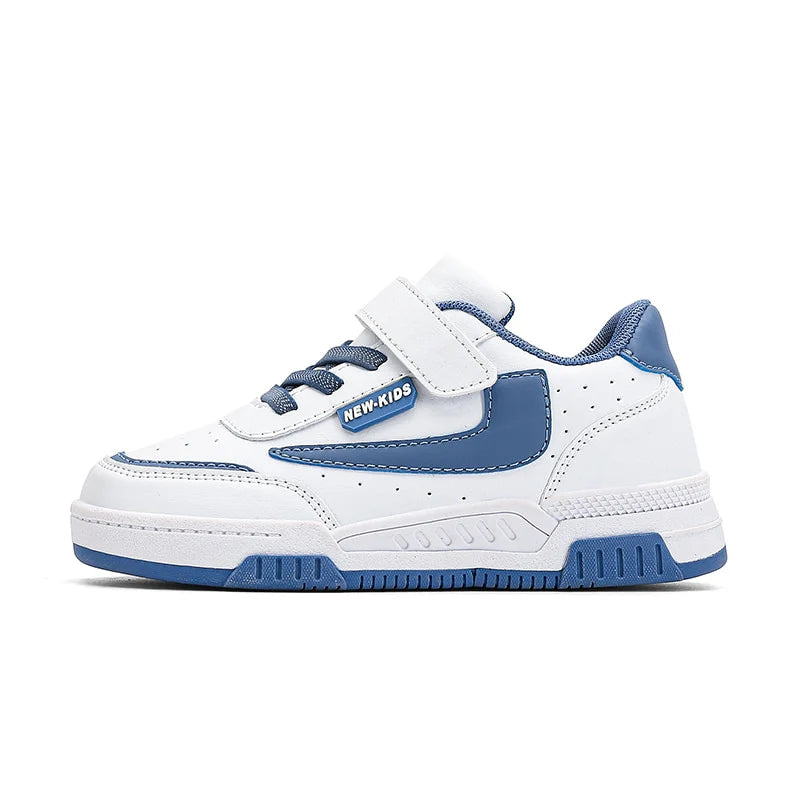 Tênis Infantil Masculino Azul com Branco Sneaker JustKids