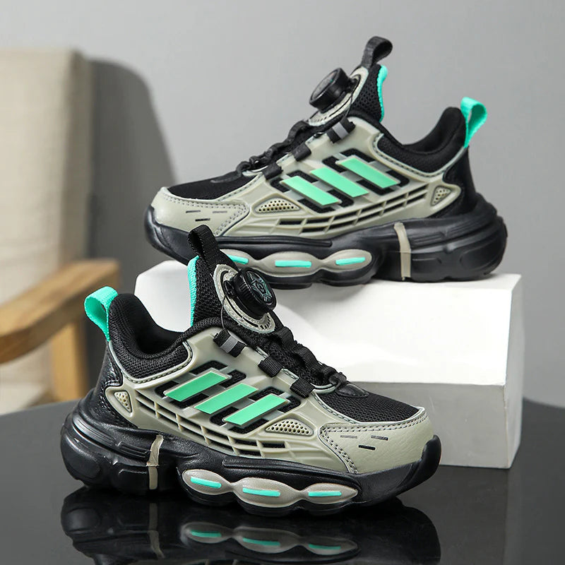 Tênis Infantil Masculino Pezzitos Kids Preto com Verde