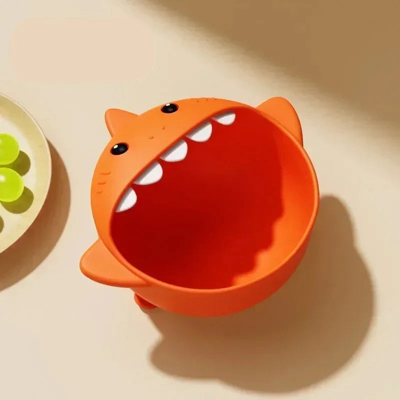 Tigela Tubarão de Silicone Para Introdução Alimentar SharkBowl | Livre de BPA