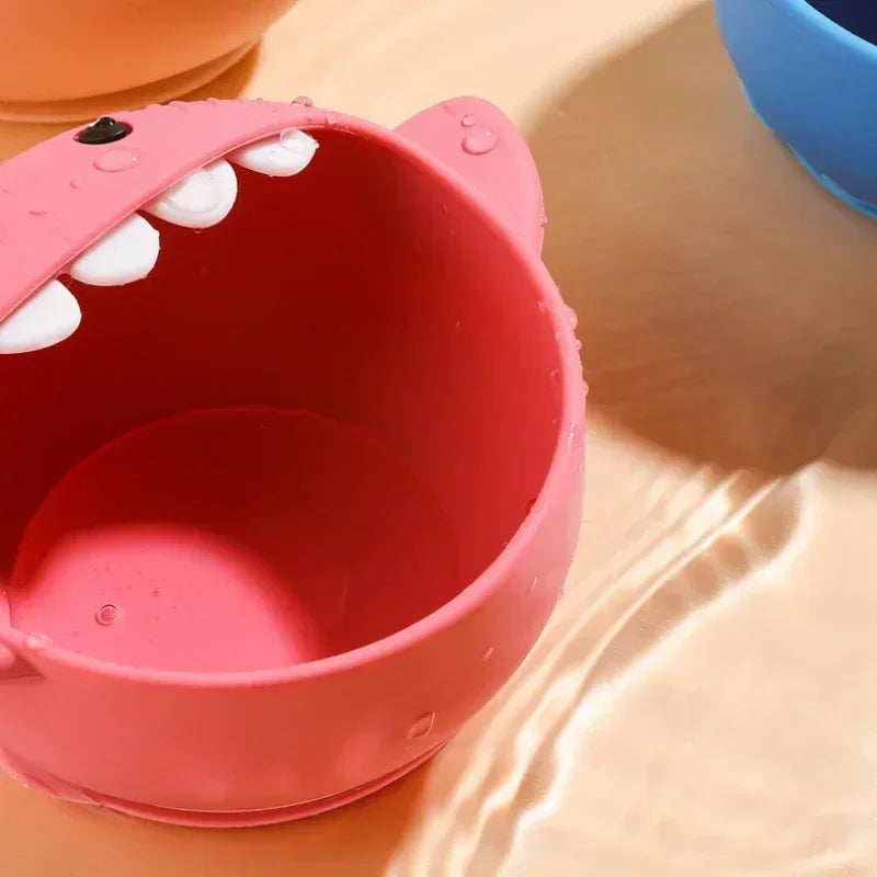 Tigela Tubarão de Silicone Para Introdução Alimentar SharkBowl | Livre de BPA