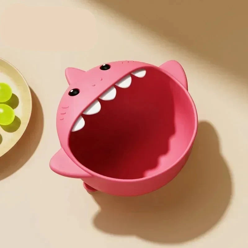Tigela Tubarão de Silicone Para Introdução Alimentar SharkBowl | Livre de BPA