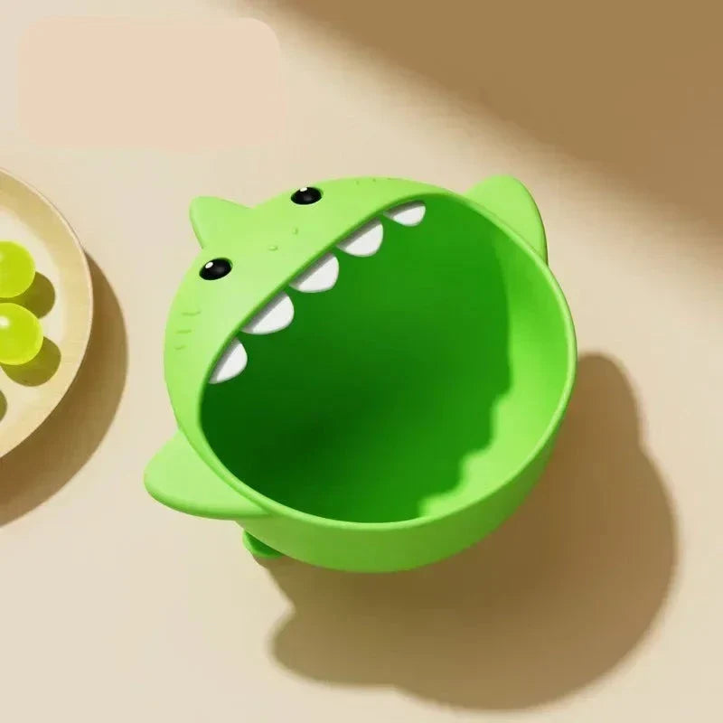 Tigela Tubarão de Silicone Para Introdução Alimentar SharkBowl | Livre de BPA