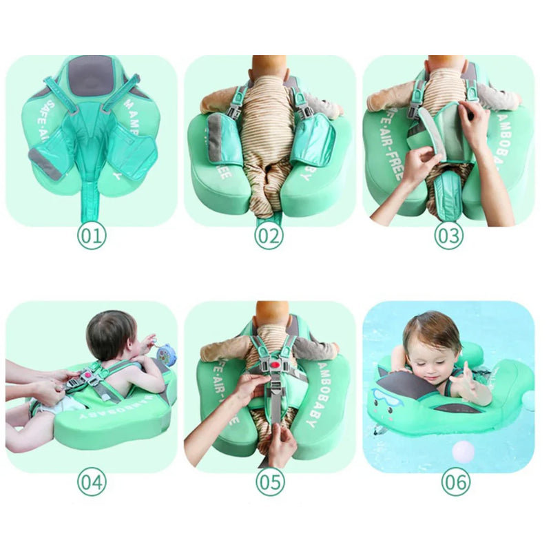 Boia para Bebê Com Cauda e Proteção FPU 50+ FloatBaby