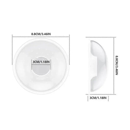 Conchas Protetoras e Coletoras de Leite Materno de Silicone Transparente BreastCare | Livre de BPA