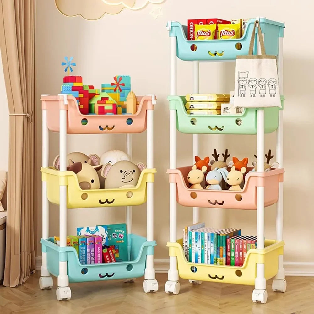 Estante Organizadora de Brinquedo Infantil Multiuso PratiKids - 1 a 4 Camadas