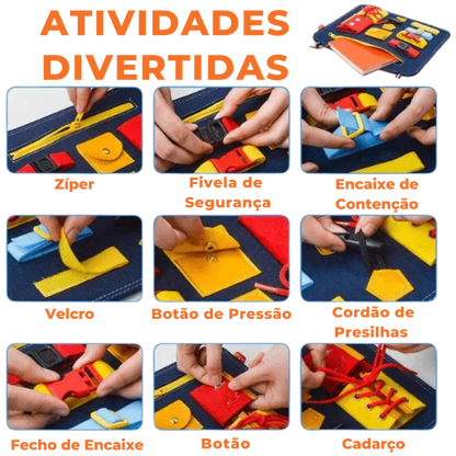 Maleta Educativa Sensorial Montessori LudiKids | 1 a 7 anos