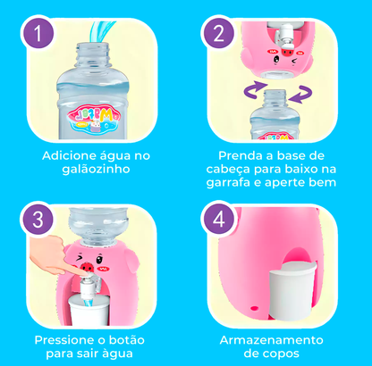 Mini Bebedouro Infantil Gutiguti - Copo de Brinde (SOMENTE HOJE)