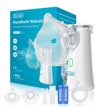 Nebulizador Inalador Para Crianças e Adultos UltraFlow | Portátil e Silencioso Branco