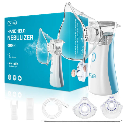 Nebulizador Inalador Silencioso Portátil AirVital | Adulto e Infantil Azul