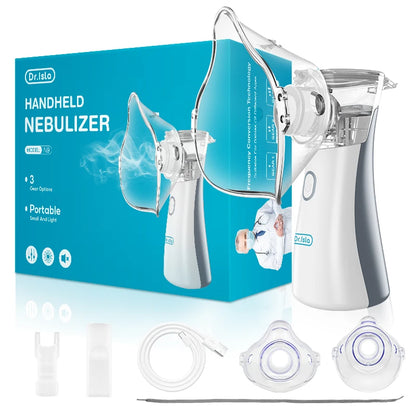 Nebulizador Inalador Silencioso Portátil AirVital | Adulto e Infantil Cinza