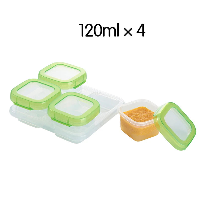 Potes Erméticos para Guardar Alimentos e Frutas CarryFood | 60 e 120ML | Livre de BPA