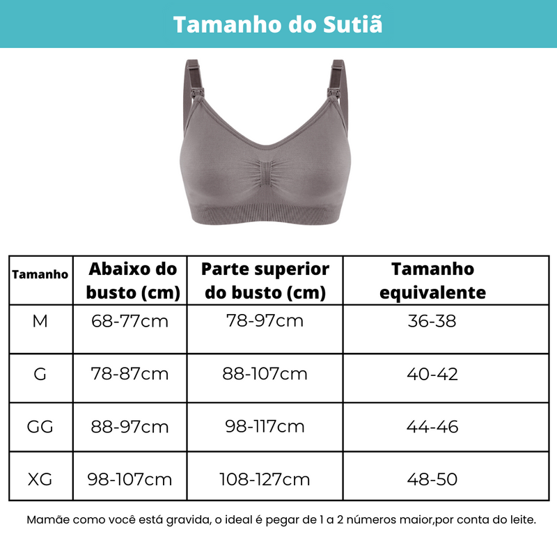 Kit Sutiã Amamentação BraSoft | Sustentação Extra | Compre 2 leve 3