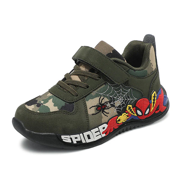 Tênis Infantil Masculino Camuflado Homem-Aranha FanatiKids