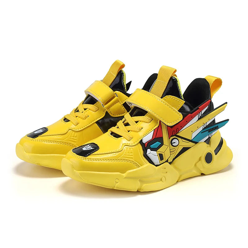 Tênis Infantil Masculino Transformers Cybertron Amarelo