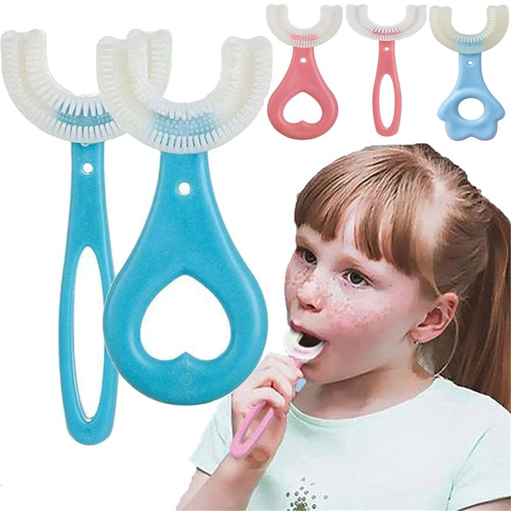 Escova de Dentes 360° Limpa Tudo | 100% Silicone | Não Agride a Boca - IAmamentar | Alimentação do seu bebê em primeiro lugar