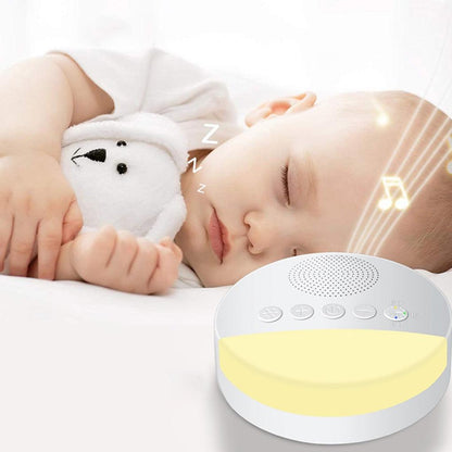 Aparelho Ruído Branco | Mais de 10 Sons Diferentes | Meia-Luz para Conforto | Recarregavel Via USB - IAmamentar | Alimentação do seu bebê em primeiro lugar