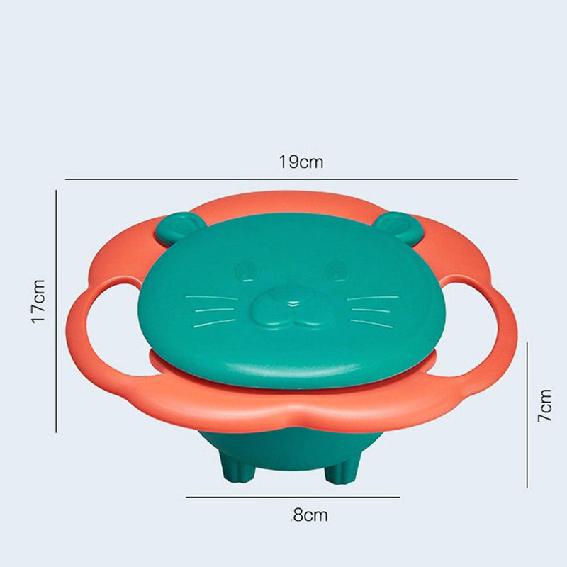 Prato 360° Antiderrapante | Não deixa a comida cair | 100% Silicone - IAmamentar | Alimentação do seu bebê em primeiro lugar