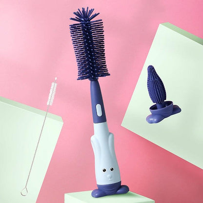 Escova Limpadora de Mamadeira | 100% Silicone - IAmamentar | Alimentação do seu bebê em primeiro lugar