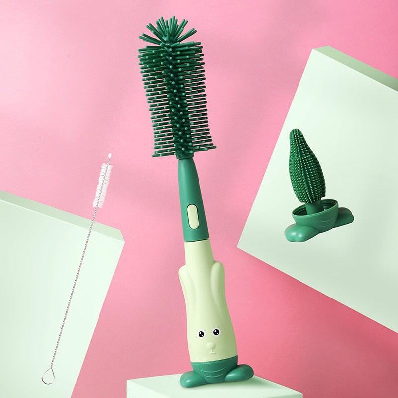 Escova Limpadora de Mamadeira | 100% Silicone - IAmamentar | Alimentação do seu bebê em primeiro lugar