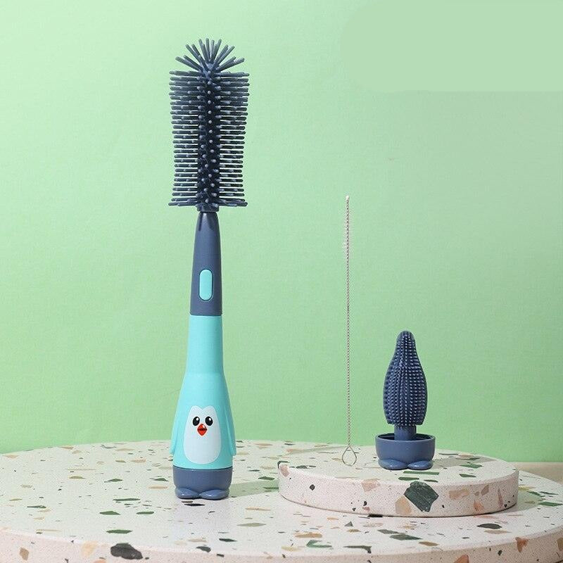Escova Limpadora de Mamadeira | 100% Silicone - IAmamentar | Alimentação do seu bebê em primeiro lugar